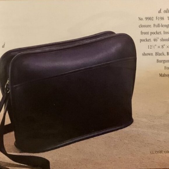 Vintage Coach Oliver Bag Style #9902 - Forrest Green - Picture 13 of 13